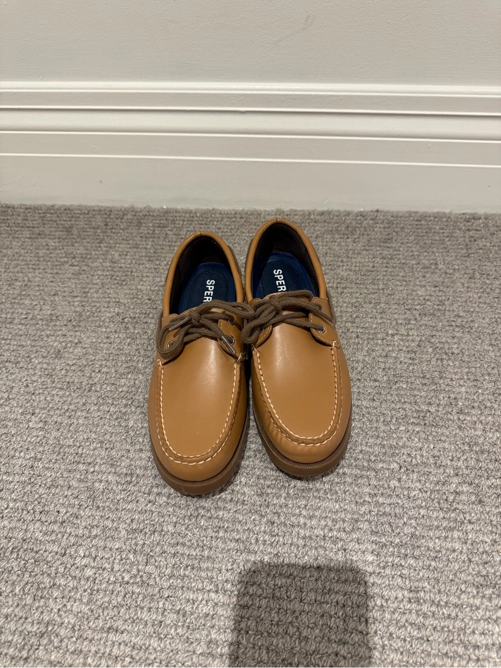 Sperry Men's Tan Leather 2-Eye Boat Shoes